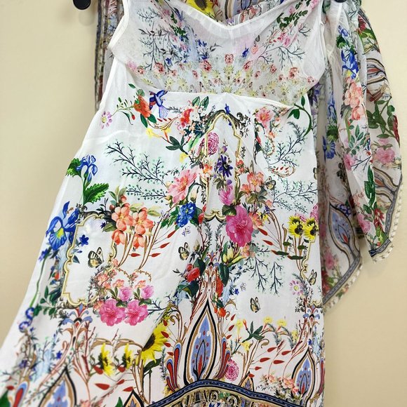 🎉 🥂 HOST PICK 🥂 🎉  CAMILLA CRYSTAL EMBELLISHED SILK-GEORGETTE CAMISOLE - Picture 7 of 15